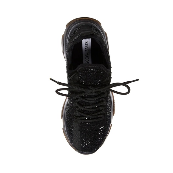 Steve Madden MAXIMA-R BLACK SNEAKERS - Picture 5 of 8